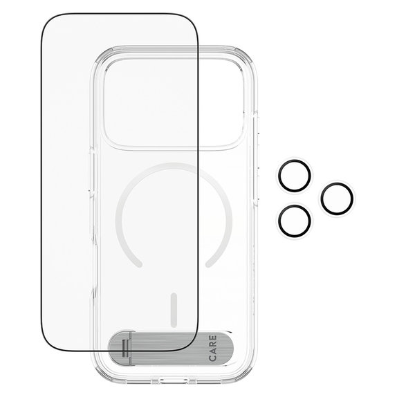 Bundle 3 az 1-ben Kick iPhone 17 Pro készülékhez, PanzerGlass