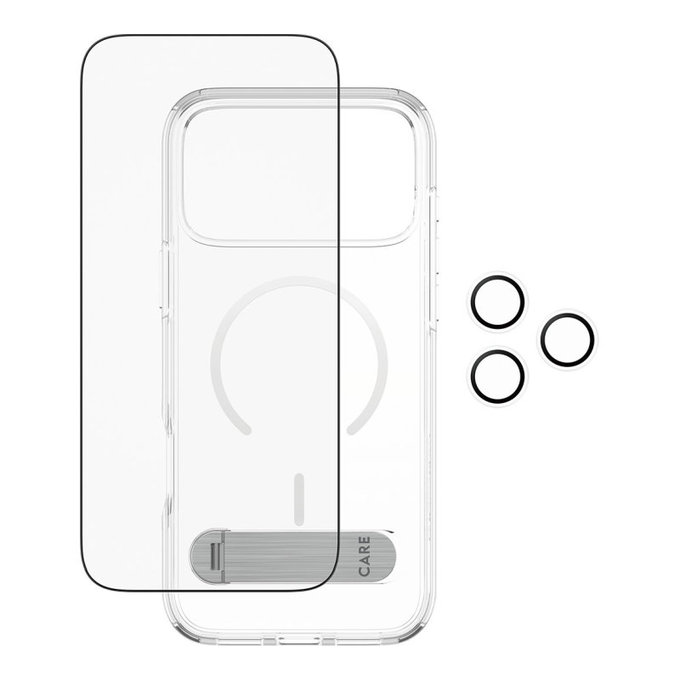 Bundle 3 az 1-ben Kick iPhone 17 Pro Max készülékhez, PanzerGlass