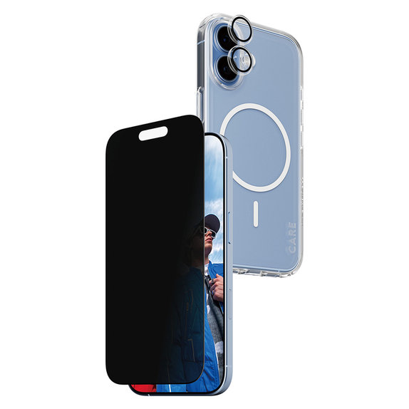 Bundle 3 az 1-ben Privacy iPhone 17 készülékhez, PanzerGlass
