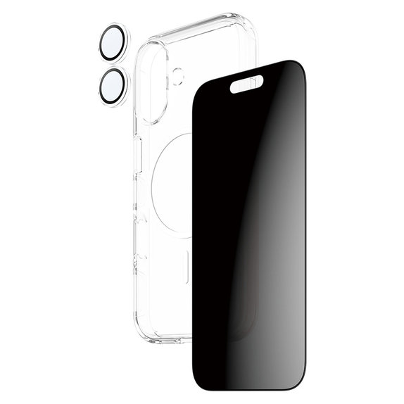 Bundle 3 az 1-ben Privacy iPhone 17 készülékhez, PanzerGlass