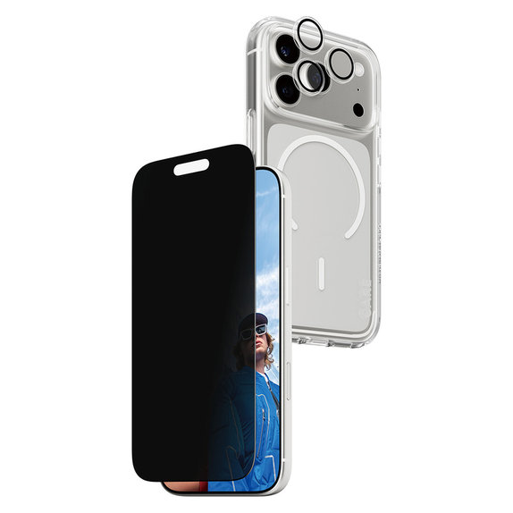 Bundle 3 az 1-ben Privacy iPhone 17 Pro készülékhez, PanzerGlass