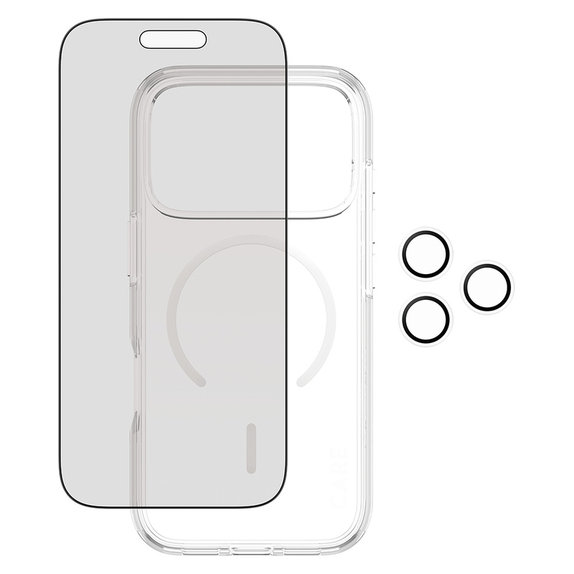 Bundle 3 az 1-ben Privacy iPhone 17 Pro készülékhez, PanzerGlass