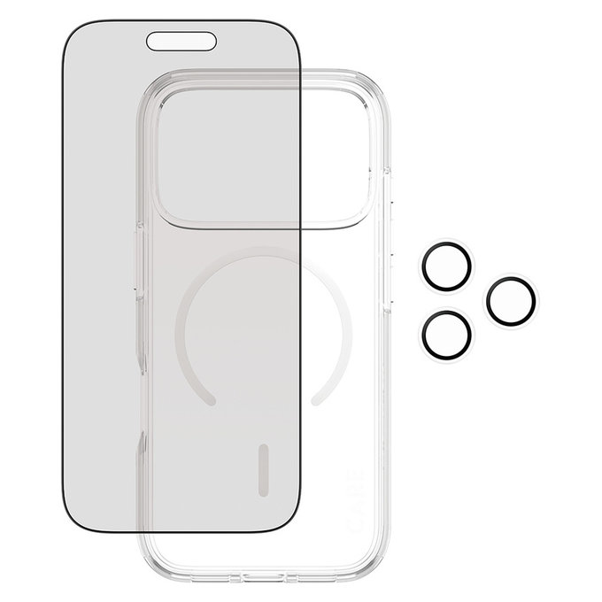 Bundle 3 az 1-ben Privacy iPhone 17 Pro készülékhez, PanzerGlass