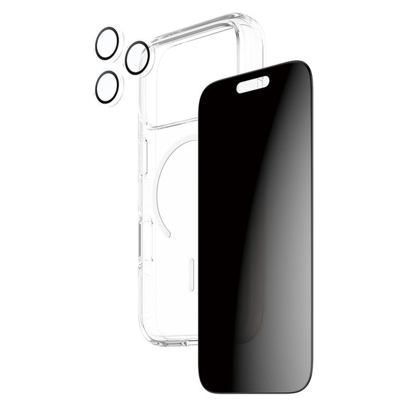 Bundle 3 az 1-ben Privacy iPhone 17 Pro készülékhez, PanzerGlass