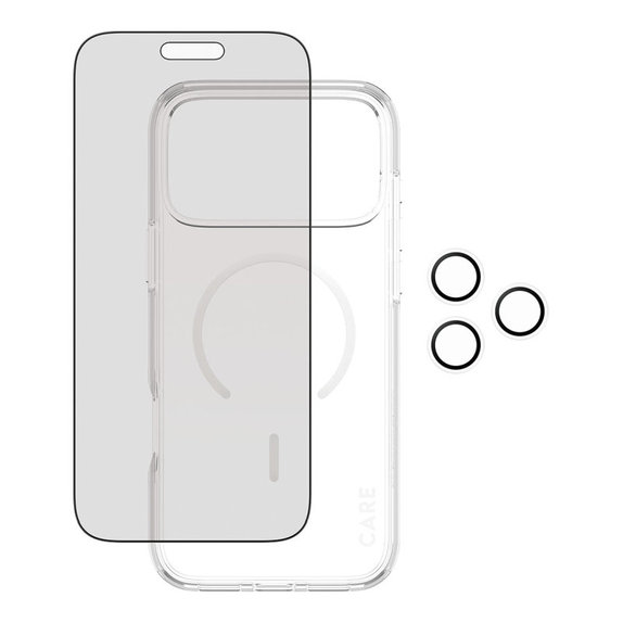 Bundle 3 az 1-ben Privacy iPhone 17 Pro Max készülékhez, PanzerGlass