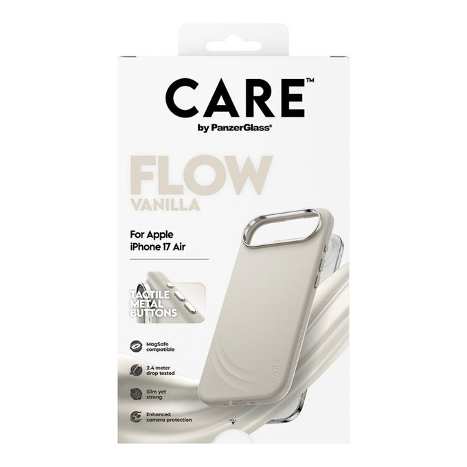 FLOW tok MagSafe támogatással iPhone Air készülékhez, Vanilla, CARE