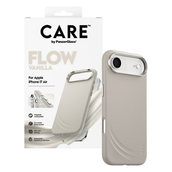 FLOW tok MagSafe támogatással iPhone Air készülékhez, Vanilla, CARE