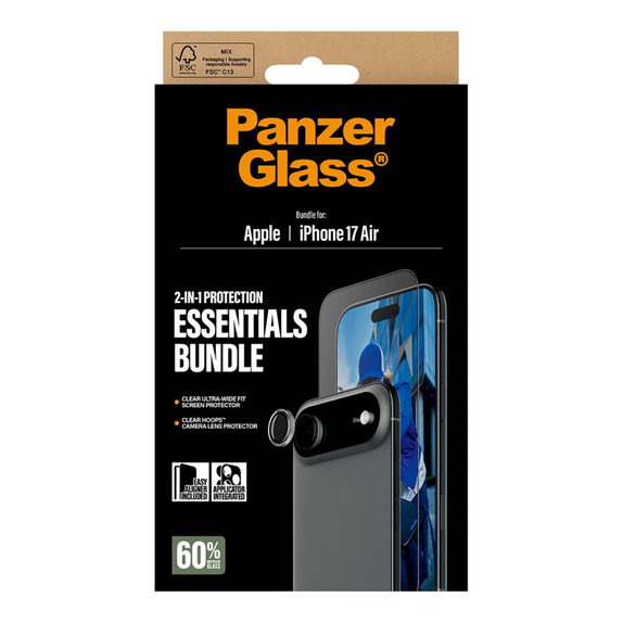 Bundle Essentials 2 az 1-ben iPhone 17 Air készülékhez, PanzerGlass