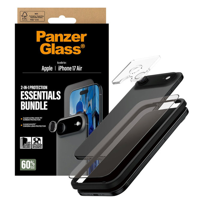 Bundle Essentials 2 az 1-ben iPhone 17 Air készülékhez, PanzerGlass