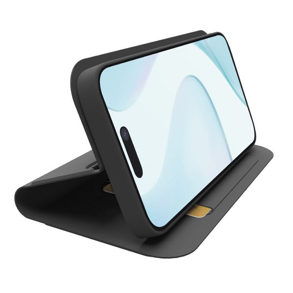 SBS - Book Wallet Smooth tok iPhone 17, fekete