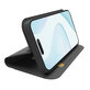 SBS - Book Wallet Smooth tok iPhone 17, fekete