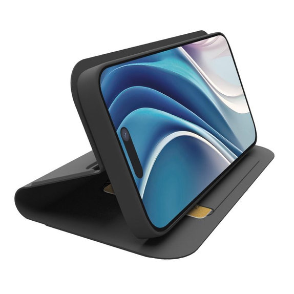 SBS - Book Wallet Smooth tok iPhone 17 Pro, fekete