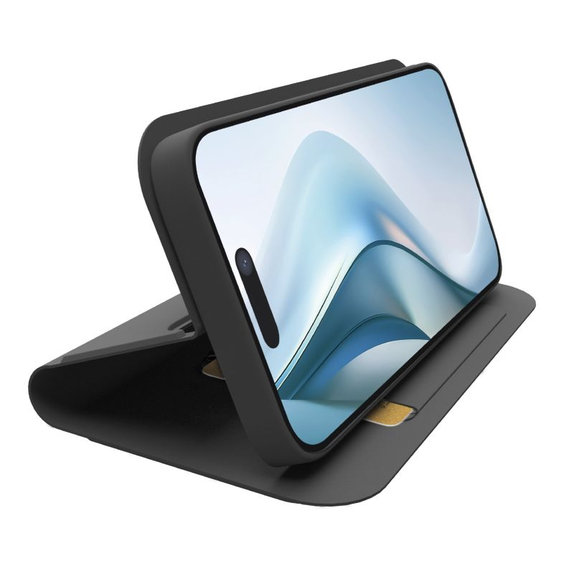 SBS - Book Wallet Smooth tok iPhone 17 Air, fekete