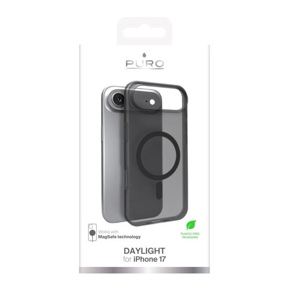 PURO - DAYLIGHT MagSafe tok iPhone 17 Air, fekete