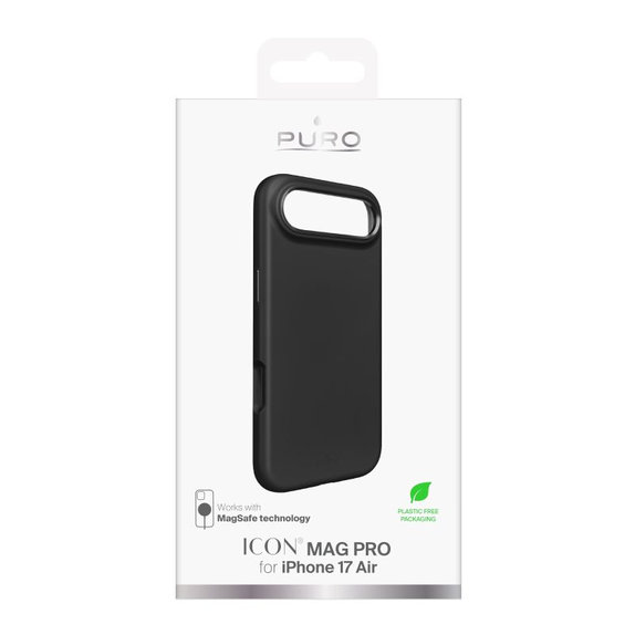PURO - ICON MAG PRO MagSafe tok iPhone 17 Air, fekete