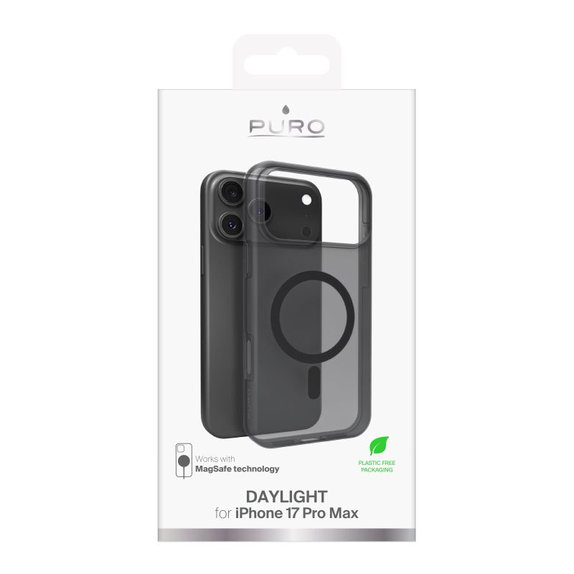 PURO - DAYLIGHT MagSafe tok iPhone 17 Pro Max, fekete