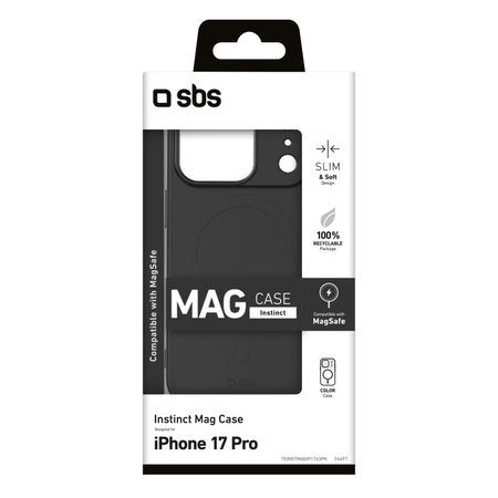 SBS - Instinct Mag MagSafe tok iPhone 17, rózsaszín