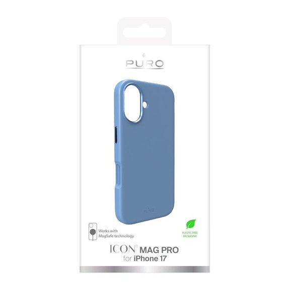 PURO - ICON MAG PRO MagSafe tok iPhone 17, kék