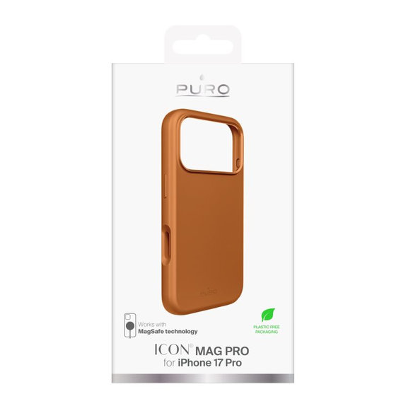 PURO - ICON MAG PRO MagSafe tok iPhone 17 Pro, narancssárga