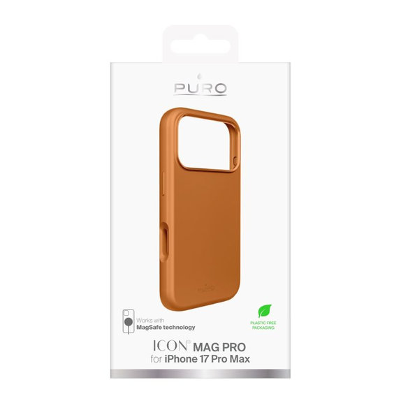 PURO - ICON MAG PRO MagSafe tok iPhone 17 Pro Max, narancssárga