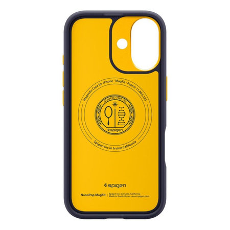 Spigen - Nano Pop MagSafe tok iPhone 17, Blueberry Navy