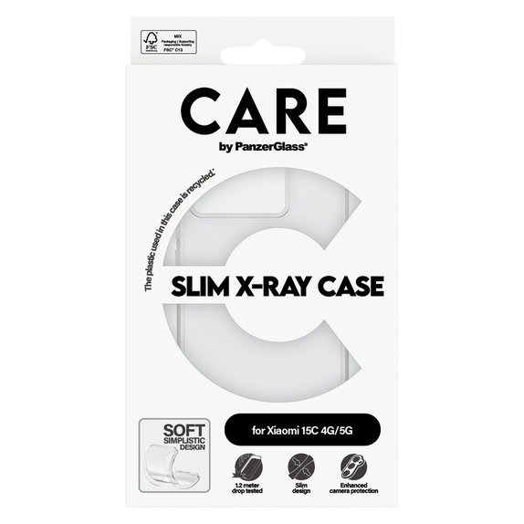 Tok X-Ray Xiaomi 15C 5G készülékhez, Átlátszó, PanzerGlass