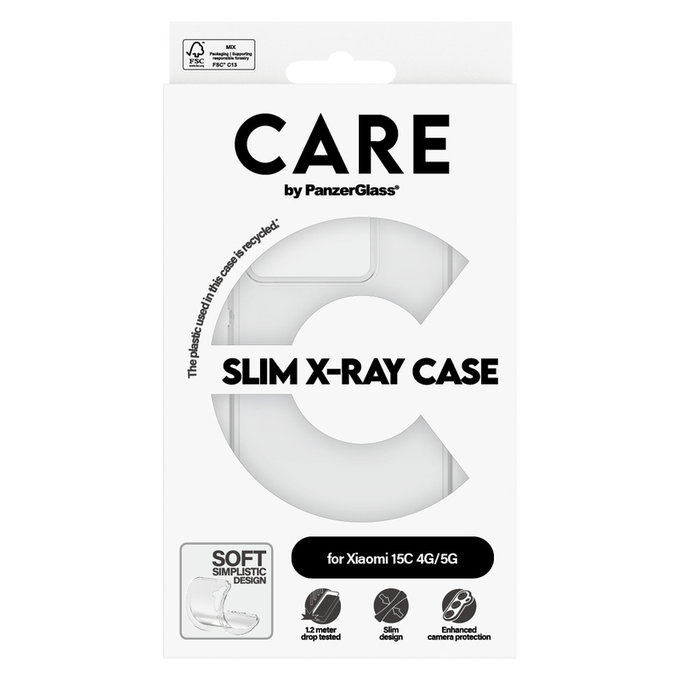 Tok X-Ray Xiaomi 15C 5G készülékhez, Átlátszó, PanzerGlass