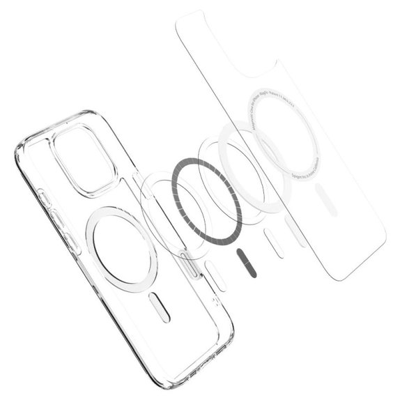 Spigen - Tok Ultra Hybrid "T" MagSafe iPhone 16 Pro, fehér