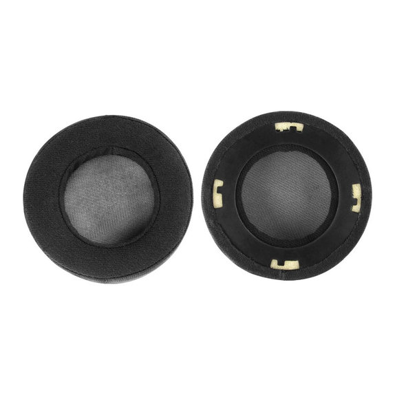 Csere fülpárnák AKG K701, K702, Q701, Q702, K601, K612, K712 fejhallgatóhoz, Szivacs + Velúr, Fekete, 1 pár