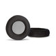 Csere fülpárnák AKG K701, K702, Q701, Q702, K601, K612, K712 fejhallgatóhoz, Szivacs + Velúr, Fekete, 1 pár
