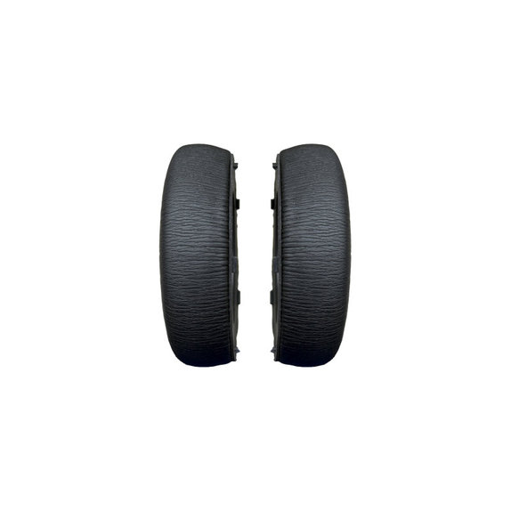 Csere fülpárnák AKG Y600NC fejhallgatóhoz, Memóriahab + PU bőr, Fekete, 1 pár