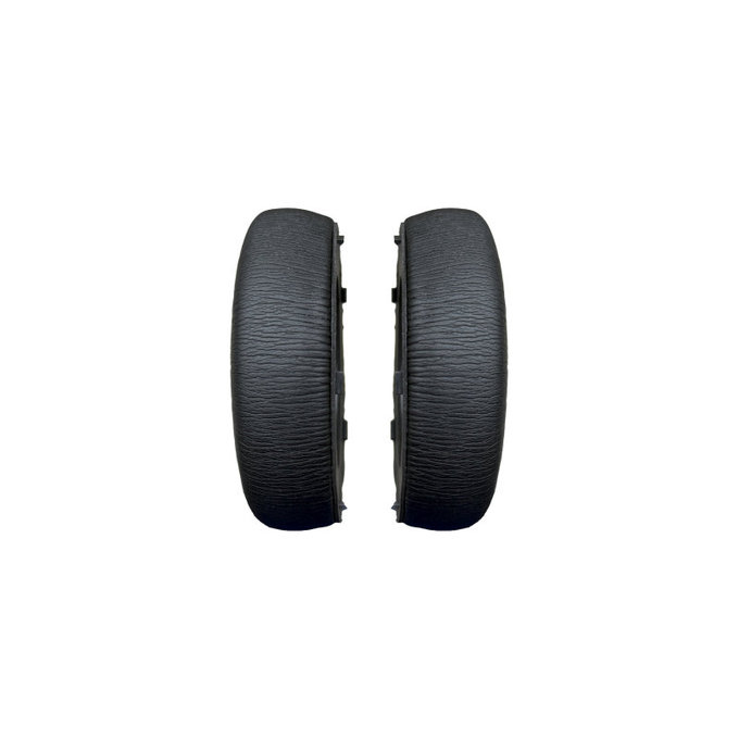 Csere fülpárnák AKG Y600NC fejhallgatóhoz, Memóriahab + PU bőr, Fekete, 1 pár