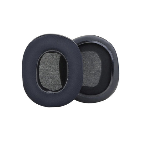 Csere fülpárnák Audio-Technica ATH-M50 fejhallgatóhoz, Szivacs + Bőr, Fekete, Hűtő gél, 1 pár