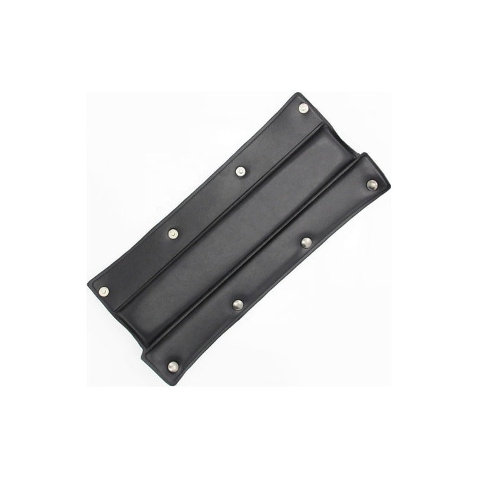 Csere Headband Beyerdynamic DT770, DT860, DT880, DT990 fejhallgatóhoz, Memóriahab + PU bőr, Fekete, 1 pár