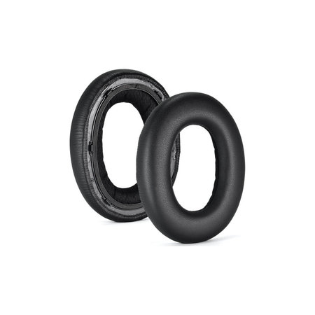Csere fülpárnák Bowers & Wilkins PX7 fejhallgatóhoz, Memóriahab + PU bőr, Fekete, 1 pár