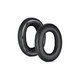Csere fülpárnák Bowers & Wilkins PX7 fejhallgatóhoz, Memóriahab + PU bőr, Fekete, 1 pár