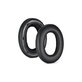 Csere fülpárnák Bowers & Wilkins PX7 fejhallgatóhoz, Memóriahab + PU bőr, Fekete, 1 pár