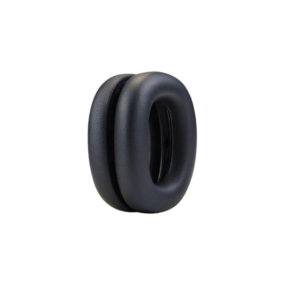Csere fülpárnák Bowers & Wilkins PX8, PX7S2 fejhallgatóhoz, Memóriahab + PU bőr, Fekete, 1 pár