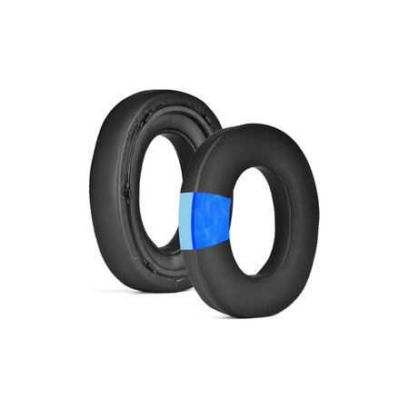 Csere fülpárnák Bowers & Wilkins PX7 S2, PX8 fejhallgatóhoz, Memóriahab + PU bőr + Textil, Fekete, Hűtő gél, 1 pár