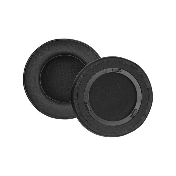 Csere fülpárnák Corsair Virtuoso RGB fejhallgatóhoz, Memóriahab + PU bőr, Fekete, 1 pár