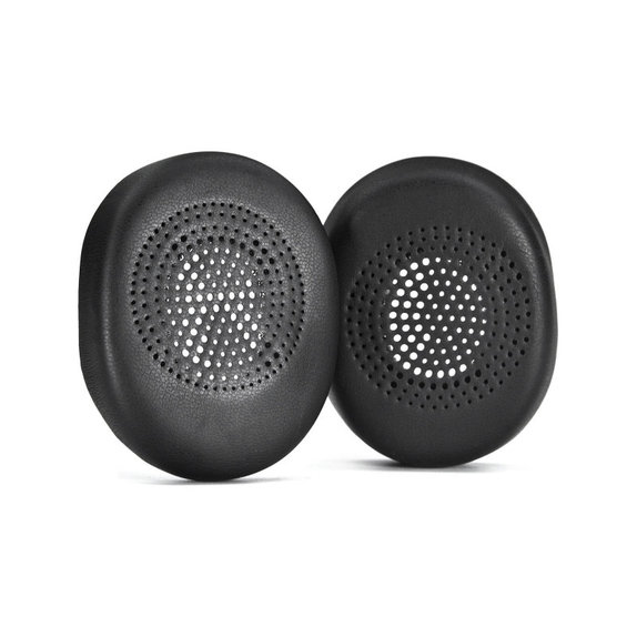Csere fülpárnák Jabra Evolve2 30 fejhallgatóhoz, Memóriahab + PU bőr, Fekete, 1 pár