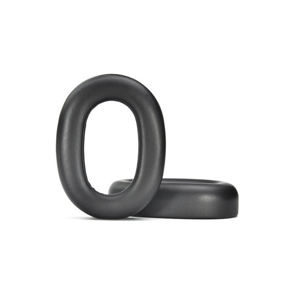 Csere fülpárnák Jabra Evolve2 85 UC/MS fejhallgatóhoz, Memóriahab + bőr, Fekete, 1 pár