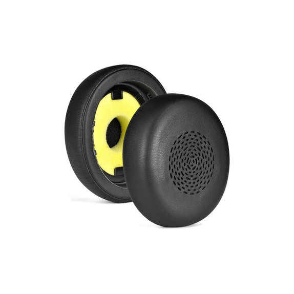Csere fülpárnák Jabra Evolve 2 75 UC/MS fejhallgatóhoz, Memóriahab + PU bőr, Fekete, 1 pár
