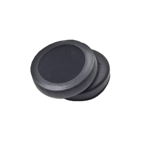 Csere fülpárnák JBL Synchros E50BT fejhallgatóhoz, Memóriahab + PU bőr, Fekete, 1 pár