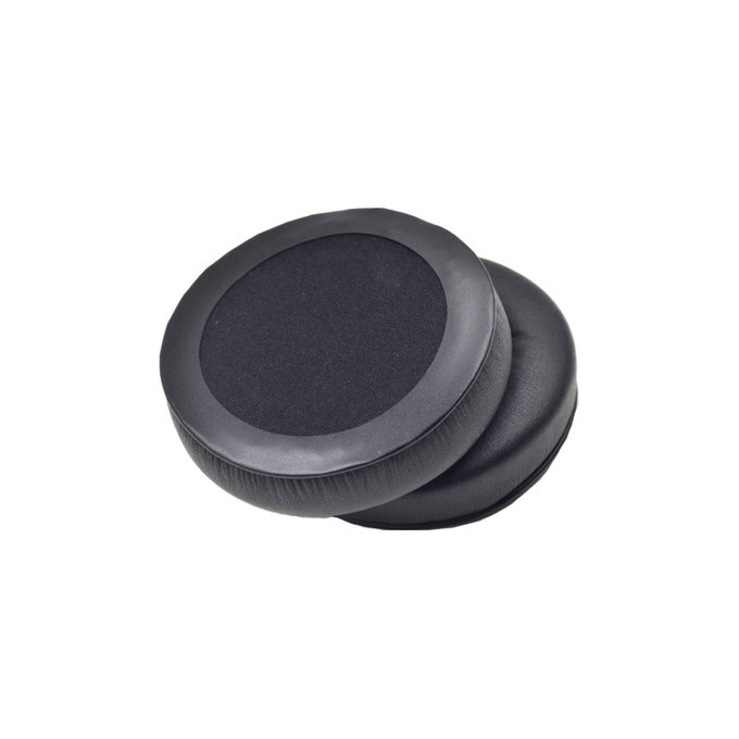 Csere fülpárnák JBL Synchros E50BT fejhallgatóhoz, Memóriahab + PU bőr, Fekete, 1 pár