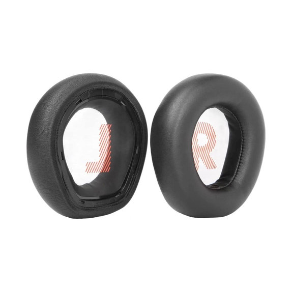 Csere fülpárnák JBL Quantum Q600 fejhallgatóhoz, Memóriahab + PU bőr, Fekete, 1 pár