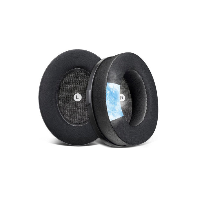 Csere fülpárnák Kingston HyperX Cloud Orbit S fejhallgatóhoz, Memóriahab + PU bőr, Fekete, Hűtő gél, 1 pár