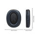 Csere fülpárnák Logitech G Pro X fejhallgatóhoz, Memóriahab + PU bőr, Fekete, 1 pár