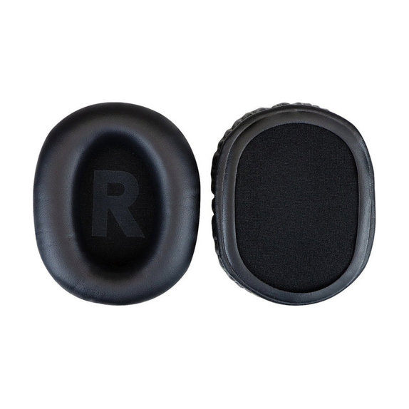 Csere fülpárnák Logitech G Pro X fejhallgatóhoz, Memóriahab + PU bőr, Fekete, 1 pár