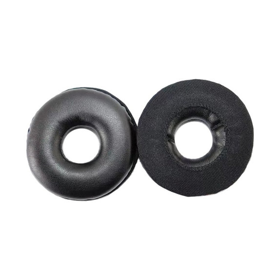 Csere fülpárnák Logitech H600, H390, H609 fejhallgatóhoz, Memóriahab + PU bőr, Fekete, 1 pár
